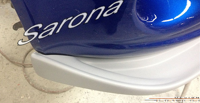 Custom Dodge Viper Front Bumper Add-on  Coupe Front Add-on Lip (2003 - 2010) - $490.00 (Part #DG-003-FA)